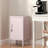 Metal Locker End Table - Modern Minimalist Side Table with 2 Adjustable Shelves, Anti-Tilt Design - Multi-Functional Storage Cabinet for Living Room & Bedroom (27.55" H x 13.78" W x 14.96" D)