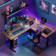 Kodee  63'' L Standing Desk Shaped Height Adjustable Desk with Headphone Hook for Home Office, 4-in 1 Electrical Outlet Included,Desk With Memory Controller,Easy to Assemble