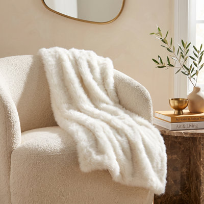 Bisa Faux Fur Throw Blanket