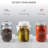 Glass Jar - Set of 13