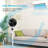 7" Oscillating Standing Fan With Remote Control 15H Timer 3-Speed Settings Adjustable Tilt