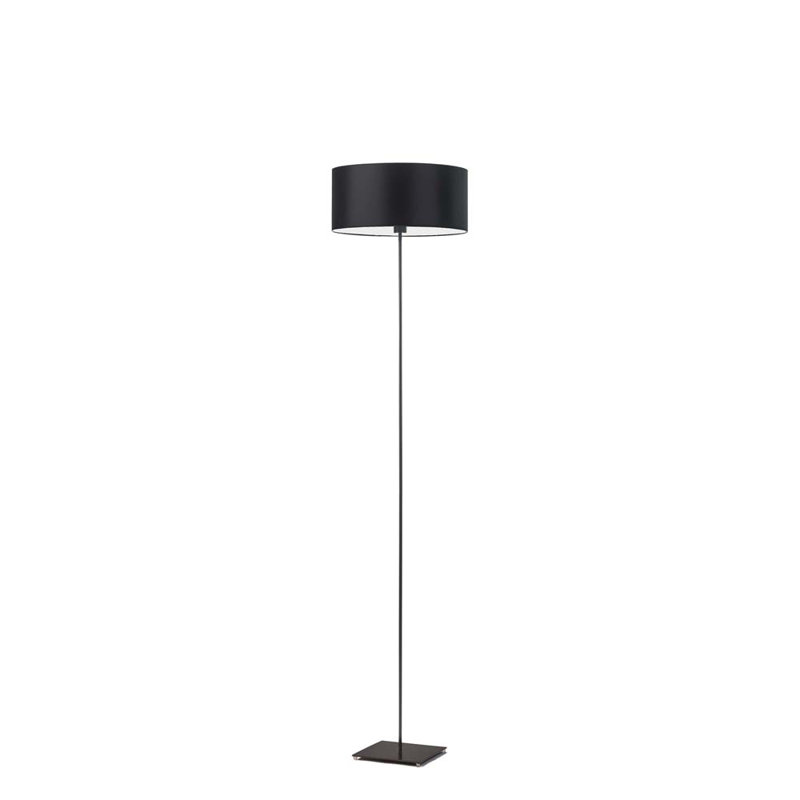 Ayania 150cm Traditional Floor Lamp, Black, Black
