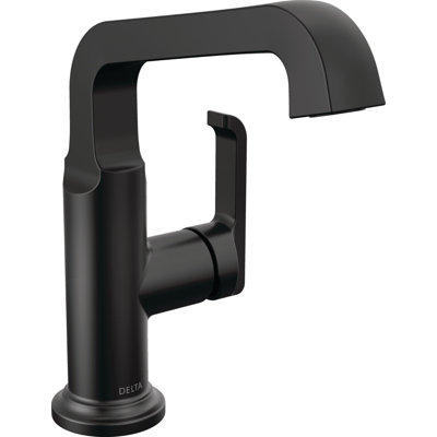Tetra Single-Hole Bathroom Faucet with Drain