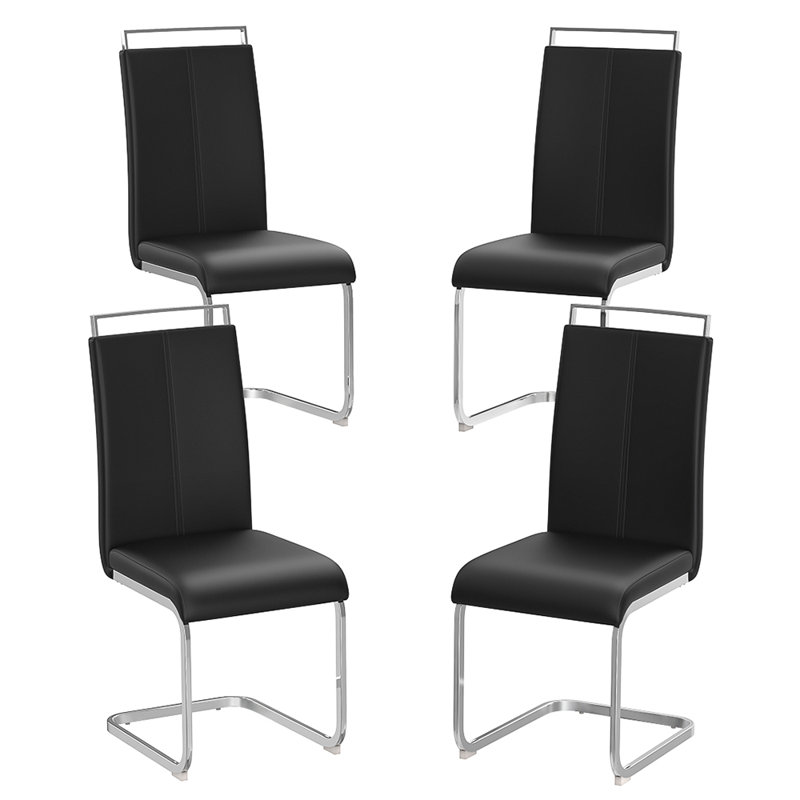 Lisco Upholstered Dining Chair, Black