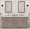 Ensemble de meuble-lavabo double 72 po Kamila