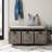 Kenia Linen Upholstered Storage Bench-685981797