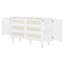 Lit escamotable double avec rangement caché et motif tissé moderne, blanc-1955194503-1955194502