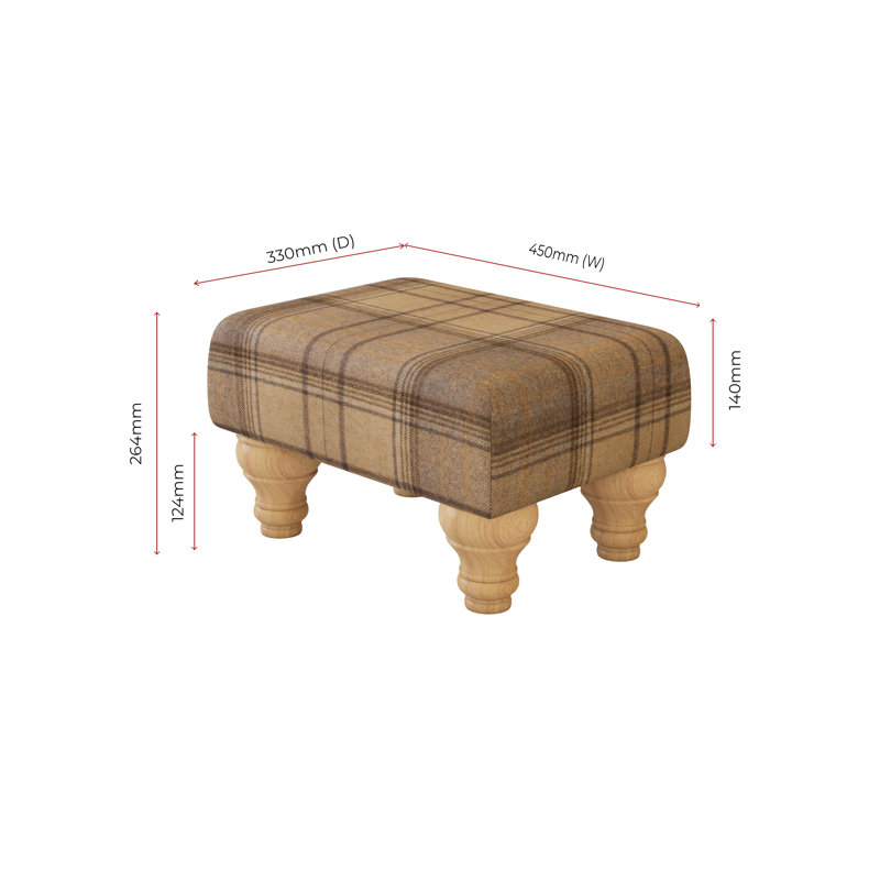 Manufactured Wood Accent Stool, Natural