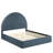 Solana Arched Performance Velvet Platform Bed-105698040-105698039