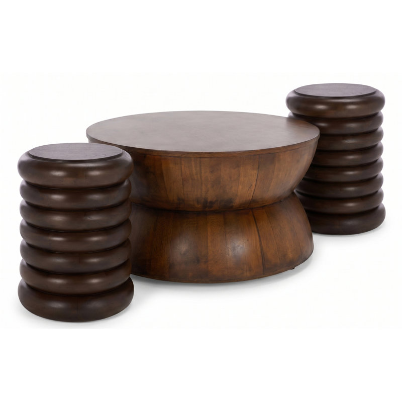 Anatoly 3 Piece Living Room Table Set