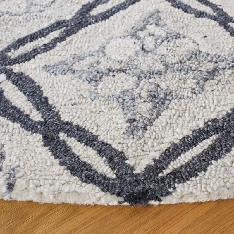 Marquee Hand Tufted Performance Geometric Rug, Rectangle 4' x 6'