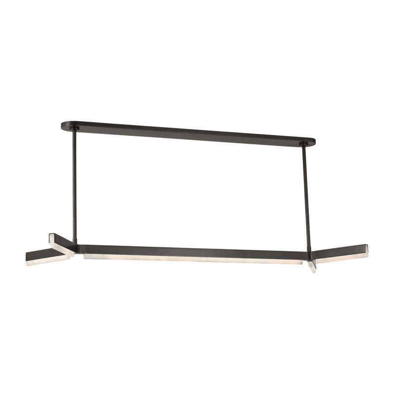 Linea LED Chandelier, Bronze