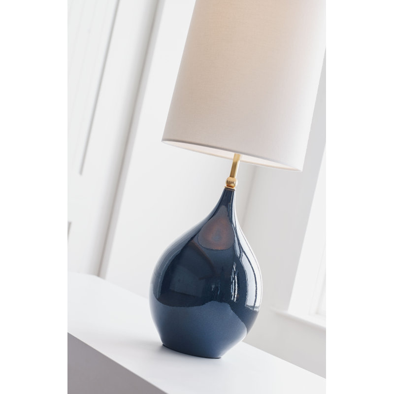 Thomas O'Brien Loren Large Table Lamp, Dark Blue