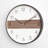 Huddersfield Modern Minimalist Nordic Wall Clock, Silent Non-Ticking Design, Perfect For Living Room, Bedroom, Office, 12 Inch Round Wall Clock