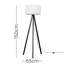 Sisler 150cm Tripod Floor Lamp-1271942471