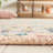 Creasman Oriental Hand Tufted Wool/Cotton Area Rug in Pink/Gray-545804588