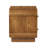 Oslo Wood Nightstand with Brass Handles-798810288