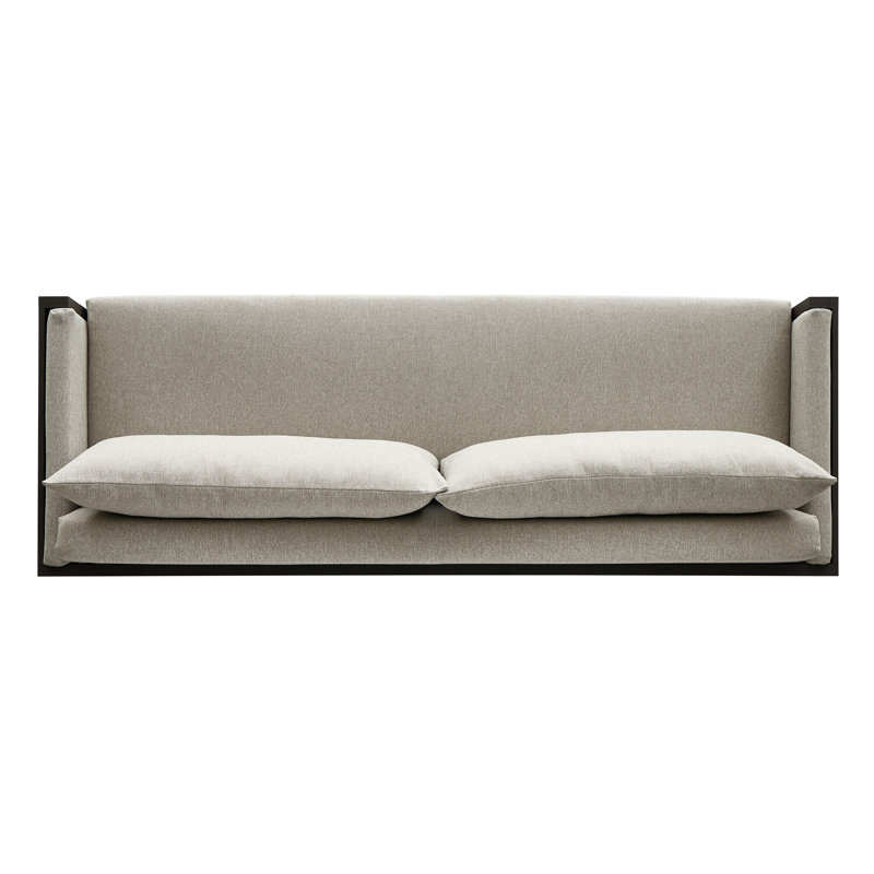 Chapman Outdoor Metal Sofa-106"-Bronze