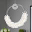 Akari Chrome LED Pendant With Clear Crystal Accents
