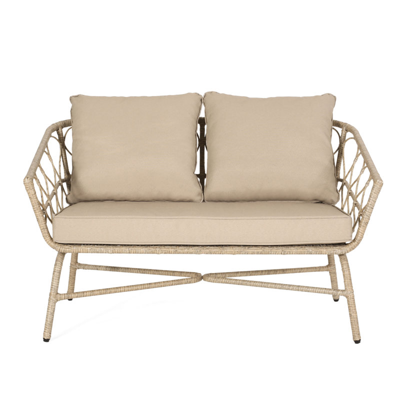 Patio Furniture : Weave & Waterproof Cushions, 48.50"W X 28.25"D 28.75"H, Assembly Needed, 600 Lbs Weight Holding Deck And 48.5"W Required, Load-Bearing Capacity