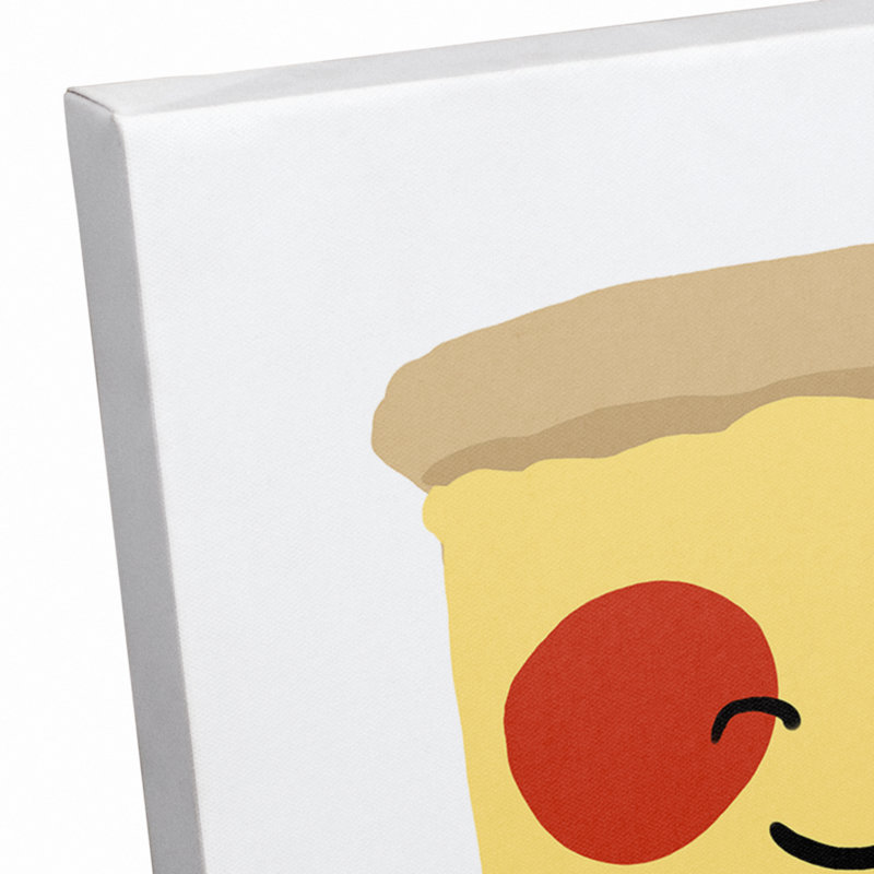 Dernier slice de pizza Mccollough, H 16 po x l 16 po x P 1,25 po