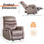 Chaise berçante inclinable pour le salon