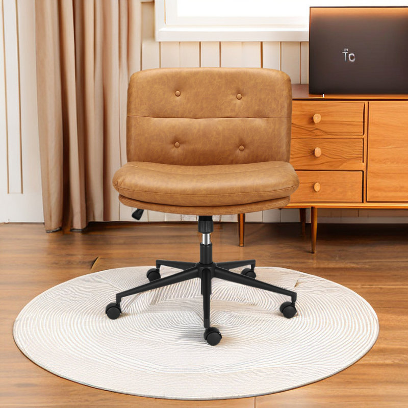 Chaise de bureau Lisandra, Brun