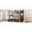 Lit superposé simple au-dessus de simple avec tiroirs, lits convertibles, espresso-1120994477-1120994482