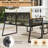 4 Pcs Patio Furniture Set With Tempered Glass Coffee Table Pe Wicker Rattan Chairs