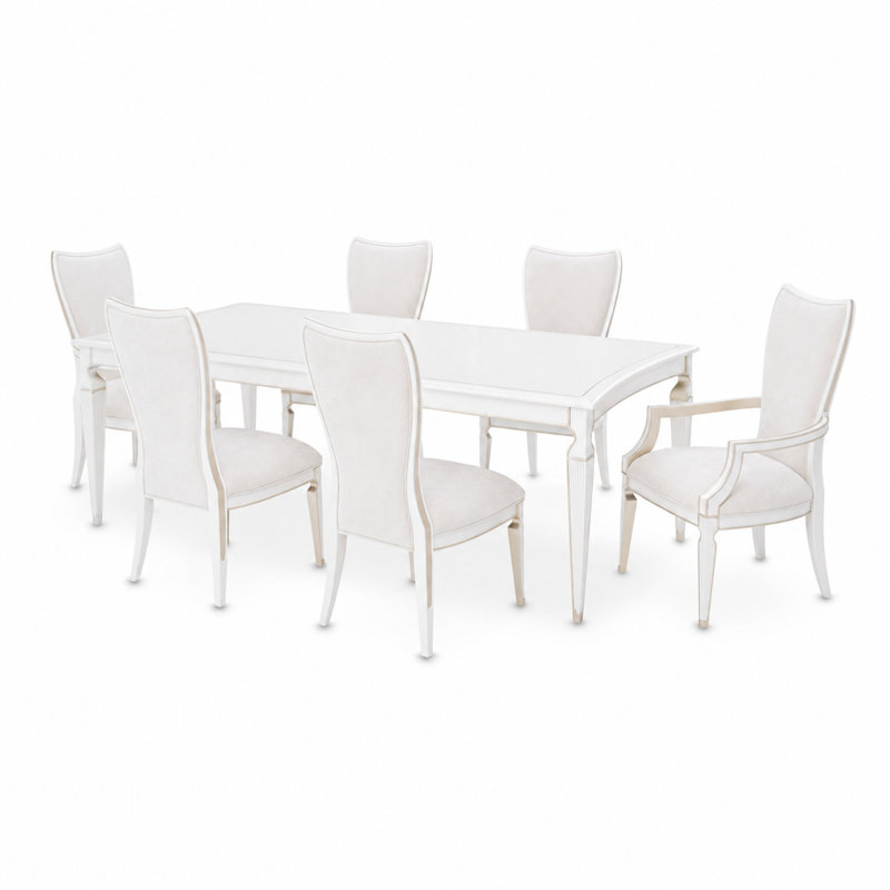 La Marisia 9-piece Dining Room Set, 7 Pieces: Table, 6 Chairs