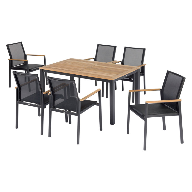 Aura Dining Armchair, Charcoal/Graphite