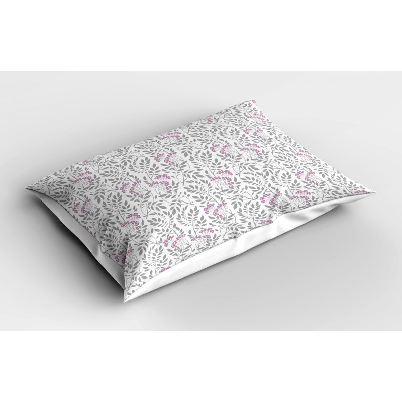 Spring Polyester Floral Sham Set, Twin
