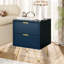 40cm W Metal Bedside Table