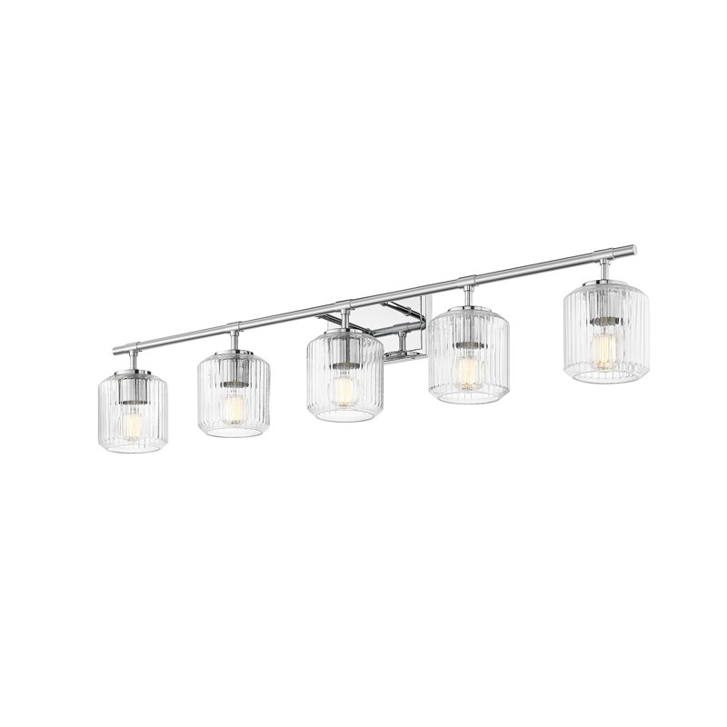 Ensemble de meuble-lavabo 5 lumières Braggs, Chrome poli