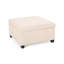 Tissu de couleur blé - touffetage délicat, pieds en bouleau brun foncé, 30,33 po x 30,33 po x 18,53 po avec espace charmant, 31 po x 31 po x 18,6 po, rangement-1018865648