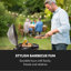 Klarstein 122cm W x 57cm D Foldable Portable Single Burner Electric Grill
