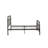 Annabelle Platform Bed Vintage Open Frame, Industrial Pipe Cast with Copper Handbrush Accent-50154685