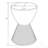 Sohail Plastic Accent Stool-650463962