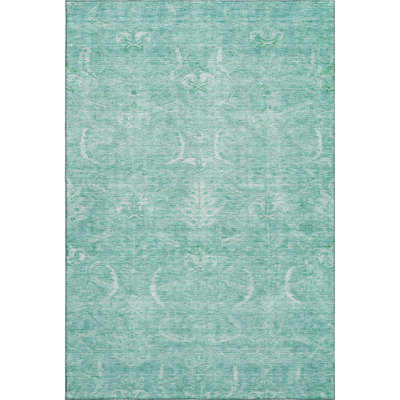 Premium Machine Washable Dahl AMF1083 Damask Rug
