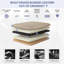 Fauteuil de direction ergonomique à haut dossier avec appui-tête réglable, soutien lombaire réglable, accoudoirs rabattables, fonction berçante-529489352