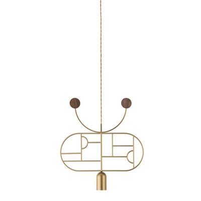 Wooden Dots 1 - Light Pendant