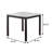 40.4" W 5-PCS DINING SET, WHITE