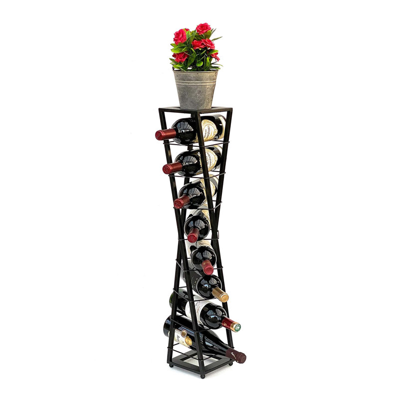 Chonie Wine Bottle Rack Black