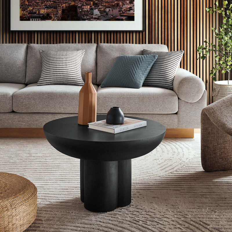 Table basse Modway Caspian, Noir