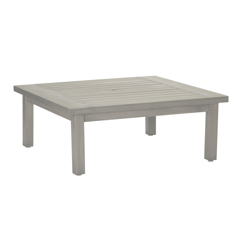 Club Metal Coffee Table, Oyster