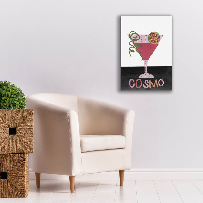 «Epic Graffiti» «Mix Me a Drink III» par Regina Moore, art mural sur toile, H 26 po x l 18 po x P 0,75 po