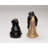 Black Bear Salt and Pepper Shaker