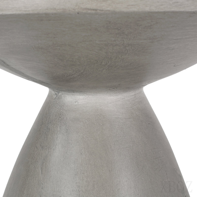 Table d'appoint d'extérieur en béton léger