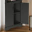 Grande armoire d'angle de style campagnard avec portes-1250681171-1250681169