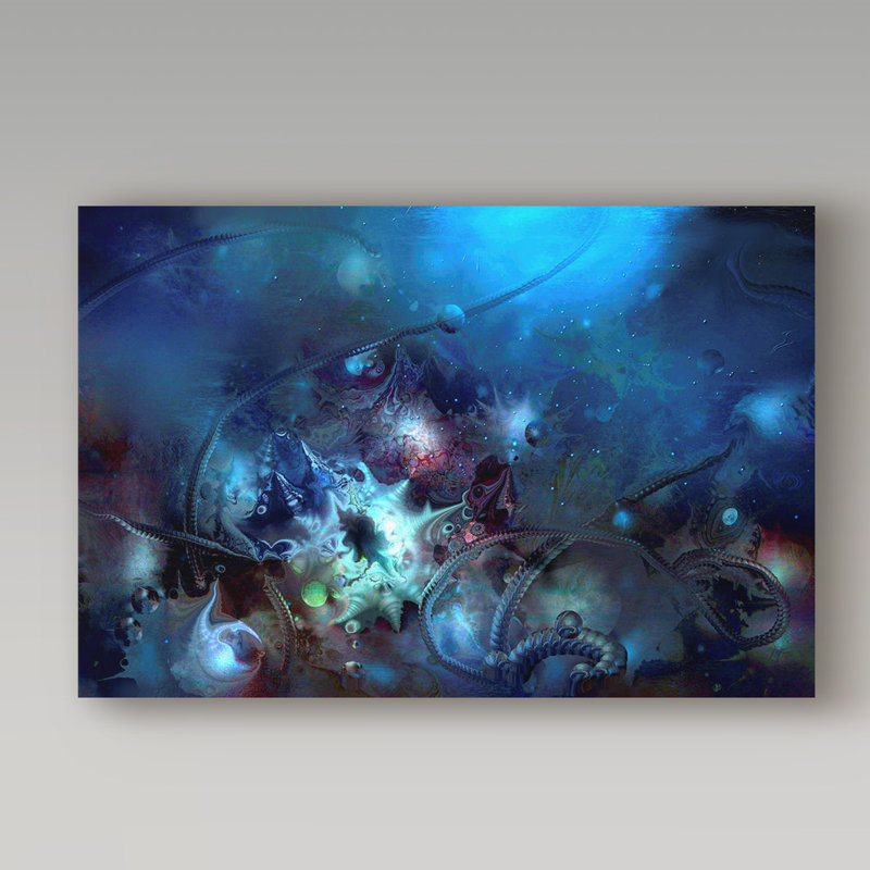 «Underwater2» par Juriel, impression sur toile tendue, H 12 po x l 19 po